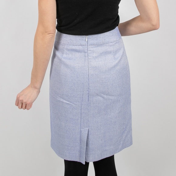 Banana republic blue and white mini skirt size 4 - Picture 2 of 10